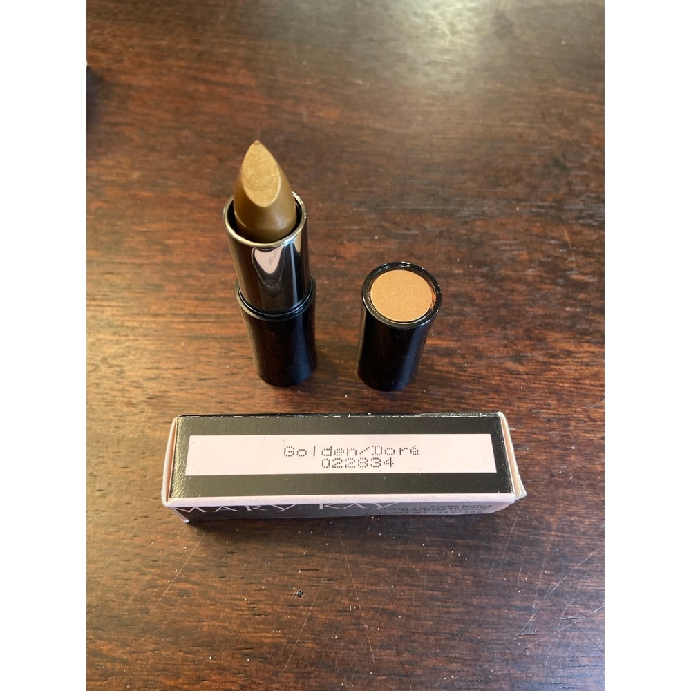 Mary Kay Creme Lipstick Golden Shade New Makeup Beauty Accessory